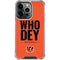 NFL Cincinnati Bengals Team Motto iPhone 13 Pro Clear Case