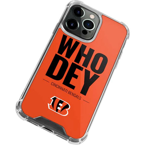 NFL Cincinnati Bengals Team Motto iPhone 13 Pro Clear Case