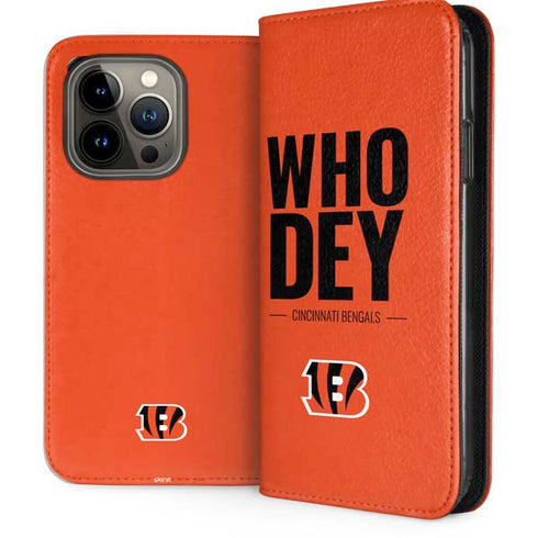 NFL Cincinnati Bengals Team Motto iPhone 13 Pro Folio Case