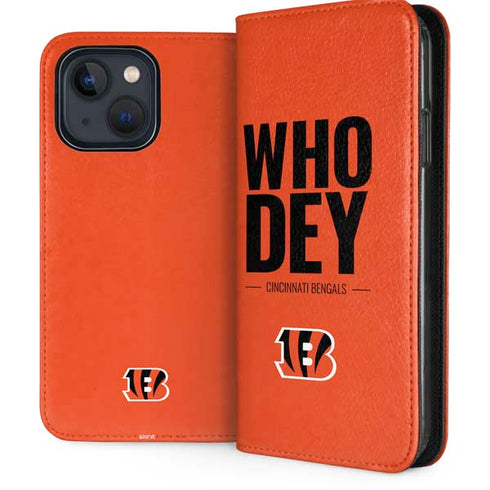 NFL Cincinnati Bengals Team Motto iPhone 14 Plus Folio Case