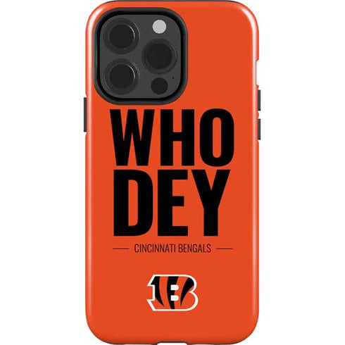 NFL Cincinnati Bengals Team Motto iPhone 15 Pro Impact Case