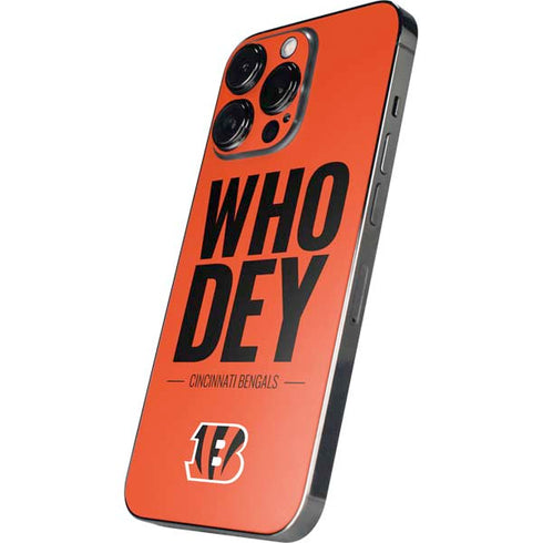 NFL Cincinnati Bengals Team Motto iPhone 14 Pro Max Skin