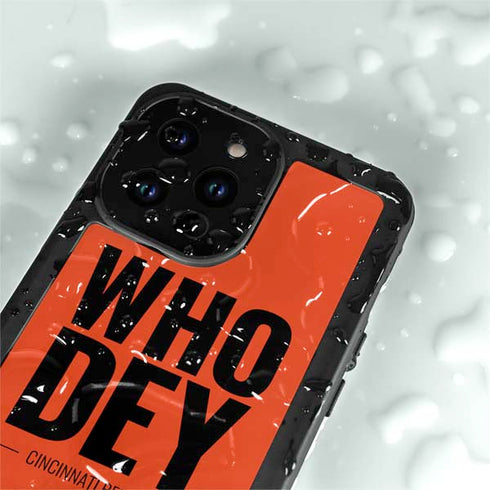 NFL Cincinnati Bengals Team Motto iPhone 14 Pro Max Waterproof Case