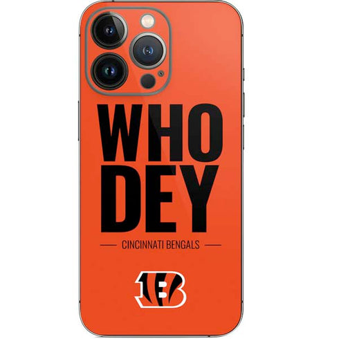 NFL Cincinnati Bengals Team Motto iPhone 15 Pro Skin