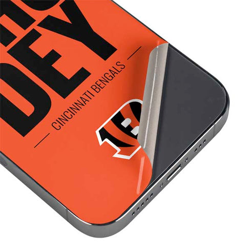NFL Cincinnati Bengals Team Motto iPhone 14 Pro Skin