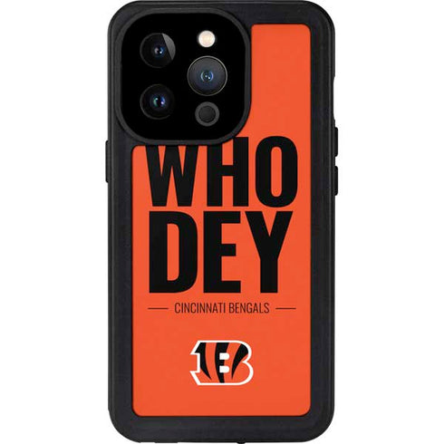 NFL Cincinnati Bengals Team Motto iPhone 14 Pro Waterproof Case