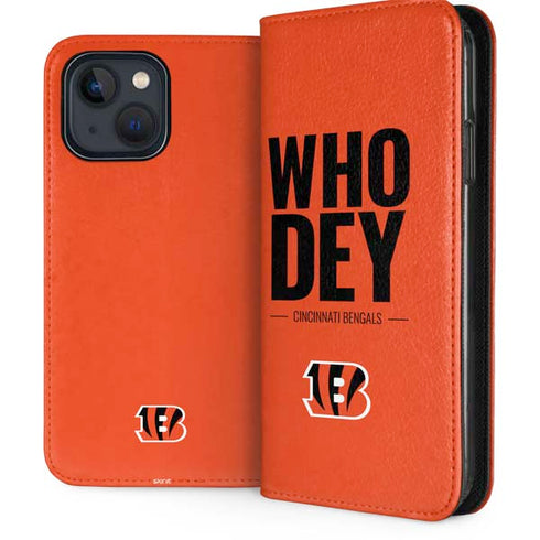 NFL Cincinnati Bengals Team Motto iPhone 15 Plus Folio Case