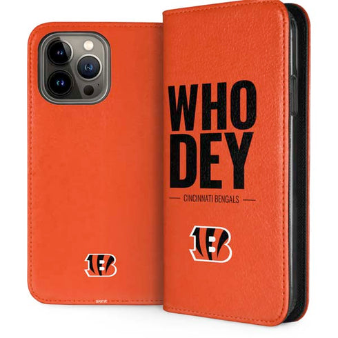 NFL Cincinnati Bengals Team Motto iPhone 15 Pro Max Folio Case