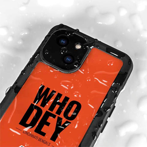 NFL Cincinnati Bengals Team Motto iPhone 15 Waterproof Case