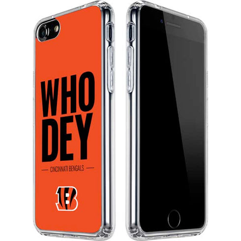 NFL Cincinnati Bengals Team Motto iPhone SE (2nd & 3rd Gen) Clear Case