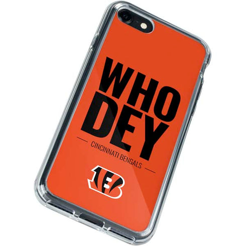 NFL Cincinnati Bengals Team Motto iPhone SE (2nd & 3rd Gen) Clear Case