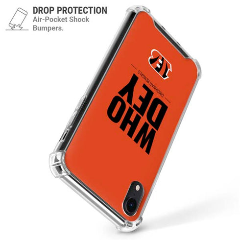 NFL Cincinnati Bengals Team Motto iPhone XR Clear Case