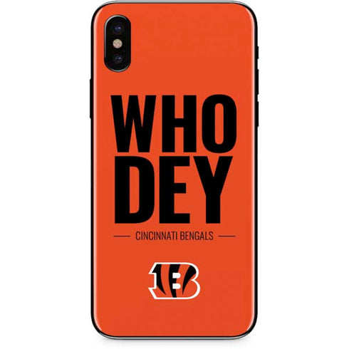 NFL Cincinnati Bengals Team Motto iPhone XS Skin