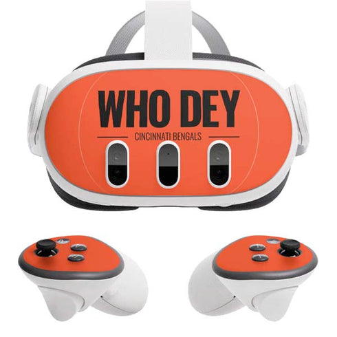 NFL Cincinnati Bengals Team Motto Meta Quest 3 Skin