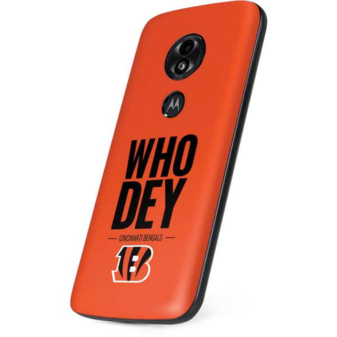 NFL Cincinnati Bengals Team Motto Moto E5 Play Skin