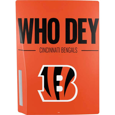 NFL Cincinnati Bengals Team Motto PS5 Console Skin