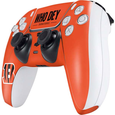 NFL Cincinnati Bengals Team Motto PS5 Controller Skin
