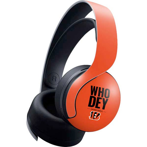 NFL Cincinnati Bengals Team Motto PULSE 3D Wireless Headset for PS5 Skin