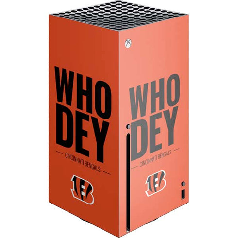 NFL Cincinnati Bengals Team Motto Xbox Series X Console Skin