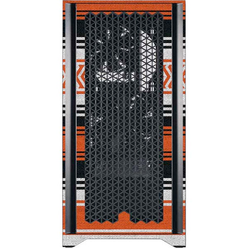 NFL Cincinnati Bengals Trailblazer Corsair 4000D Tempered Glass Mid-Tower ATX Case Skin