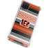 NFL Cincinnati Bengals Trailblazer Galaxy A12 Clear Case
