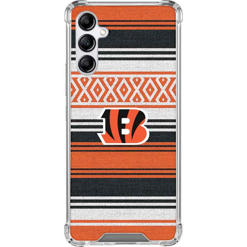 NFL Cincinnati Bengals Trailblazer Galaxy A15 5G Clear Case