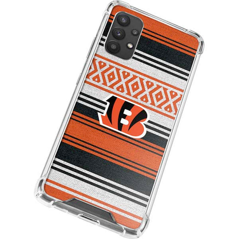 NFL Cincinnati Bengals Trailblazer Galaxy A32 5G Clear Case