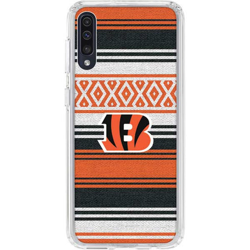 NFL Cincinnati Bengals Trailblazer Galaxy A50 Clear Case
