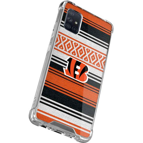 NFL Cincinnati Bengals Trailblazer Galaxy A51 5G Clear Case