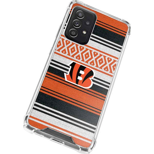 NFL Cincinnati Bengals Trailblazer Galaxy A52 5G Clear Case