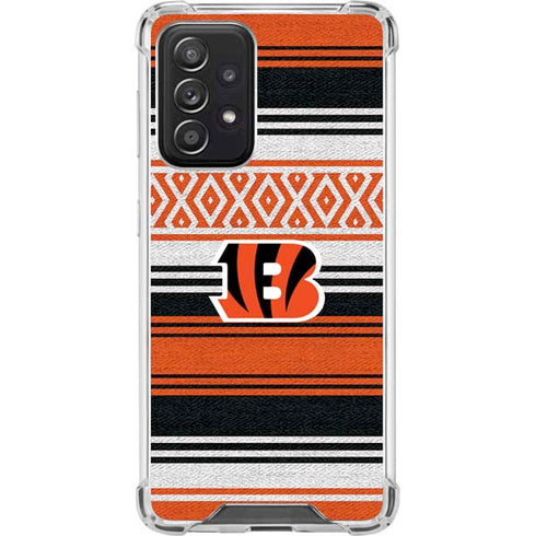 NFL Cincinnati Bengals Trailblazer Galaxy A52 5G Clear Case