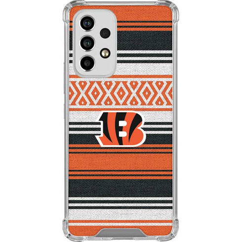 NFL Cincinnati Bengals Trailblazer Galaxy A53 5G Clear Case