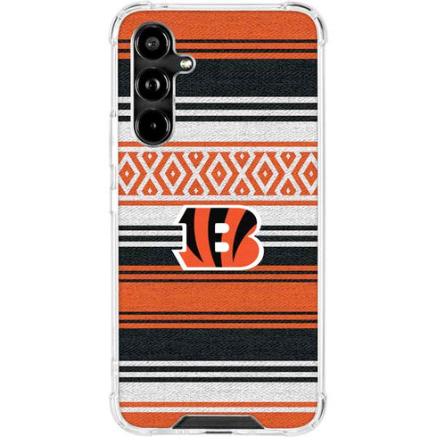 NFL Cincinnati Bengals Trailblazer Galaxy A54 5G Clear Case