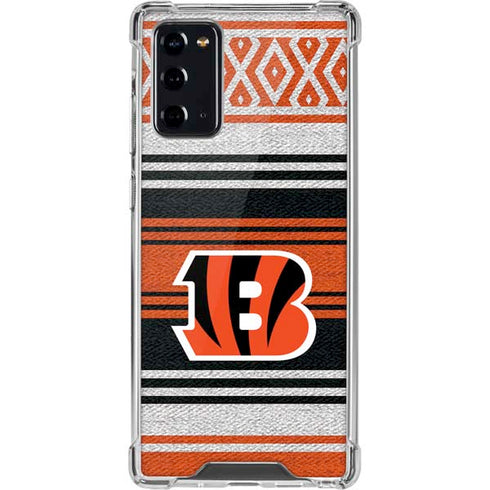 NFL Cincinnati Bengals Trailblazer Galaxy Note20 5G Clear Case