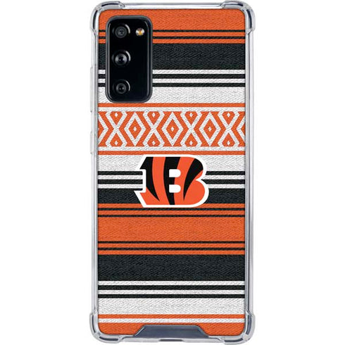 NFL Cincinnati Bengals Trailblazer Galaxy S20 FE Clear Case