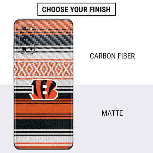 NFL Cincinnati Bengals Trailblazer Galaxy S20 Skin