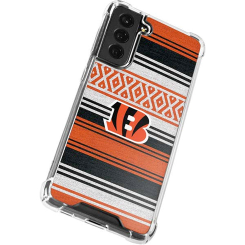NFL Cincinnati Bengals Trailblazer Galaxy S21 FE Clear Case