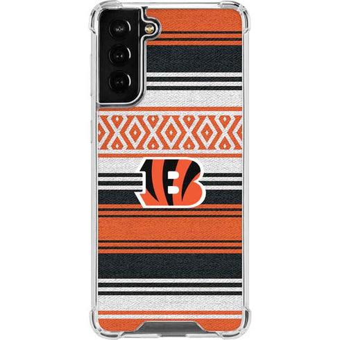 NFL Cincinnati Bengals Trailblazer Galaxy S21 FE Clear Case