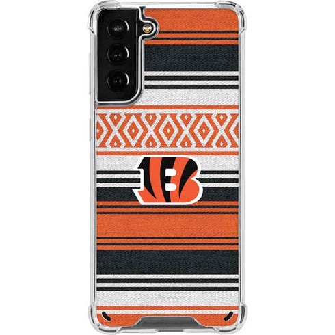 NFL Cincinnati Bengals Trailblazer Galaxy S21 Plus 5G Clear Case