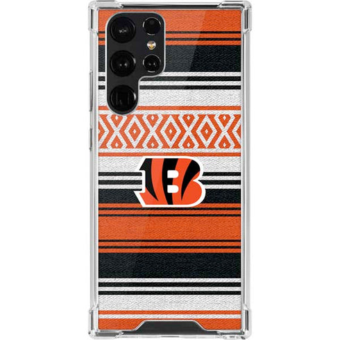 NFL Cincinnati Bengals Trailblazer Galaxy S22 Ultra Clear Case