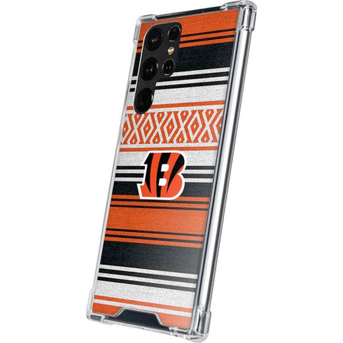 NFL Cincinnati Bengals Trailblazer Galaxy S22 Ultra Clear Case