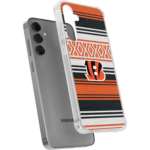 NFL Cincinnati Bengals Trailblazer Galaxy S24 Plus Clear Case