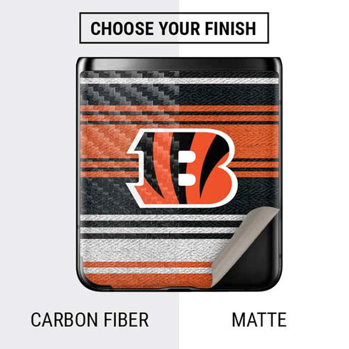 NFL Cincinnati Bengals Trailblazer Galaxy Z Flip Skin