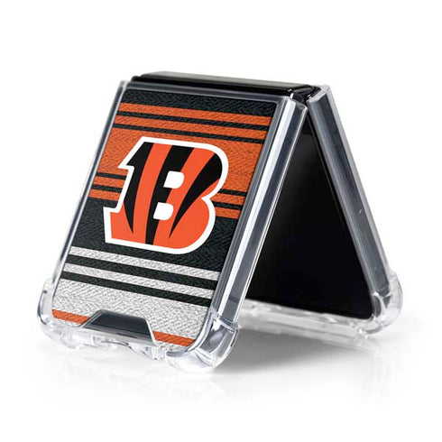 NFL Cincinnati Bengals Trailblazer Galaxy Z Flip5 5G Clear Case