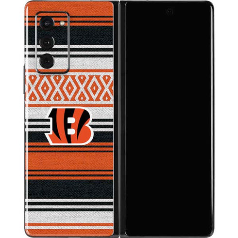NFL Cincinnati Bengals Trailblazer Galaxy Z Fold2 5G Skin