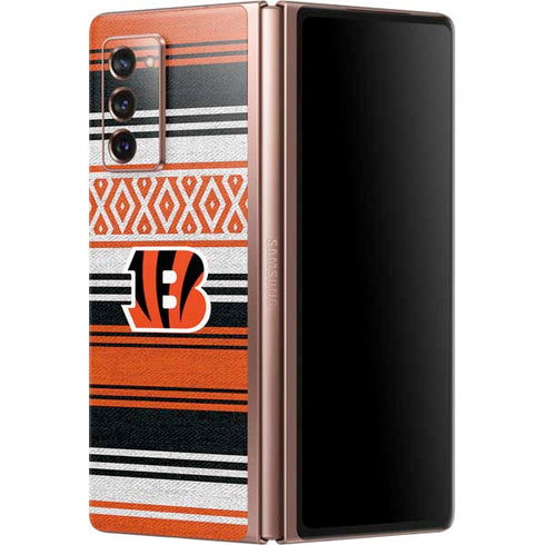 NFL Cincinnati Bengals Trailblazer Galaxy Z Fold2 5G Skin