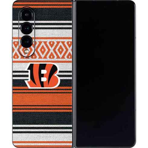 NFL Cincinnati Bengals Trailblazer Galaxy Z Fold4 5G Skin