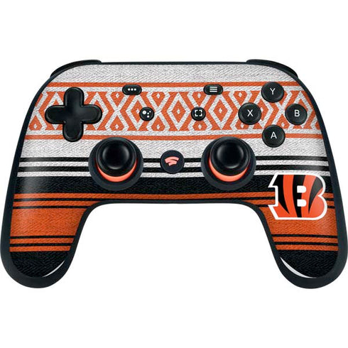 NFL Cincinnati Bengals Trailblazer Google Stadia Controller Skin