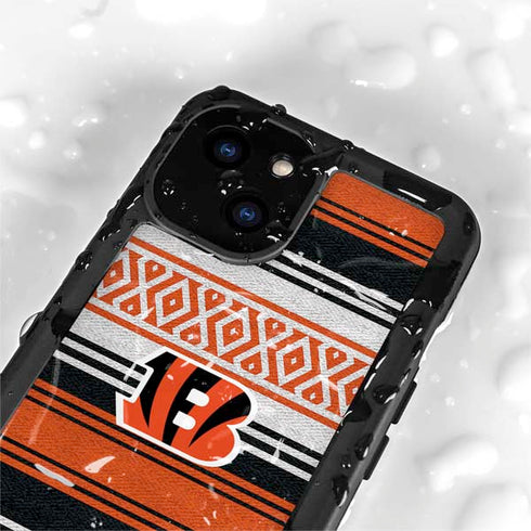NFL Cincinnati Bengals Trailblazer iPhone 13 Mini Waterproof Case