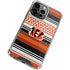 NFL Cincinnati Bengals Trailblazer iPhone 13 Pro Max Clear Case